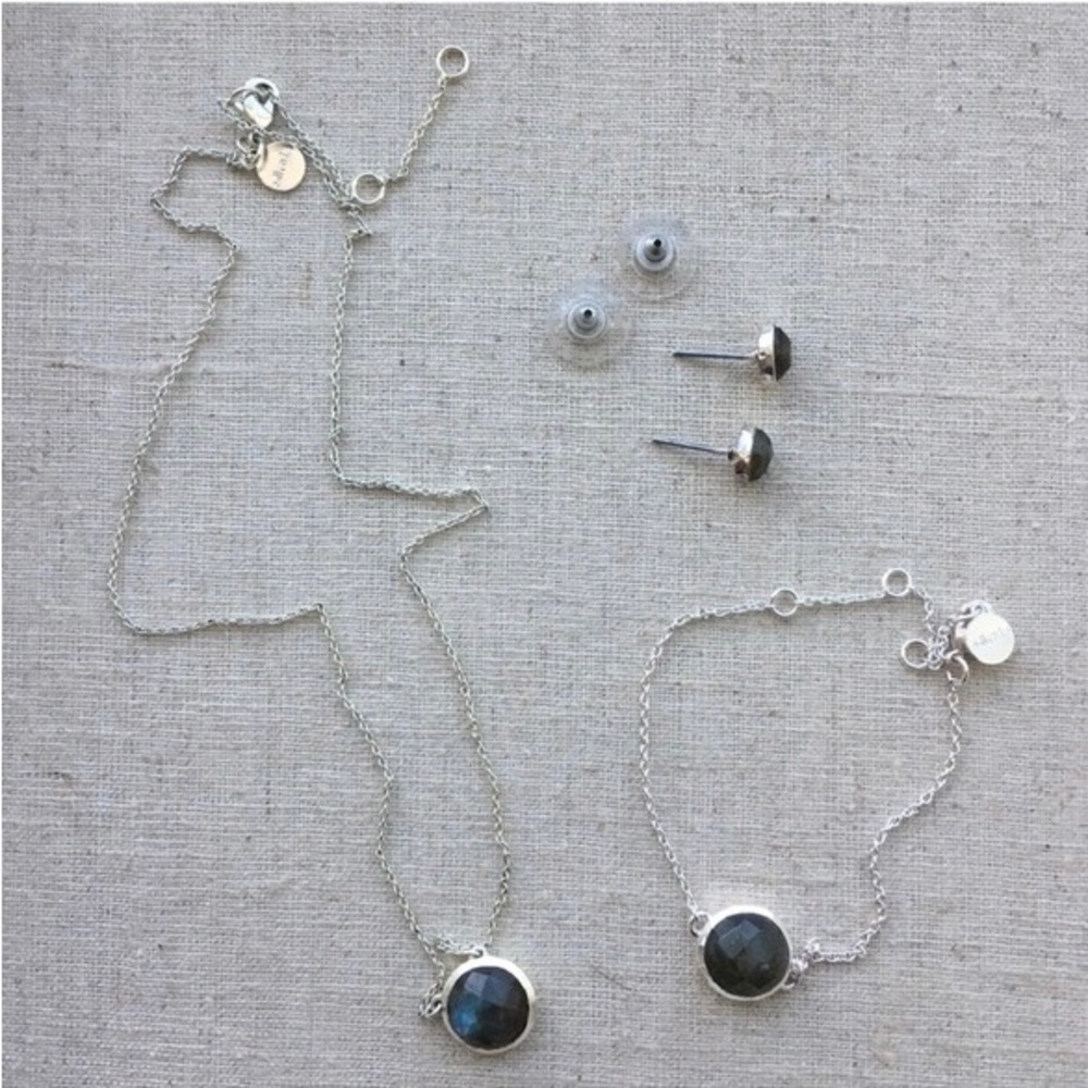 Stella & Dot Labradorite ‘Delphie’ Studs - image 6